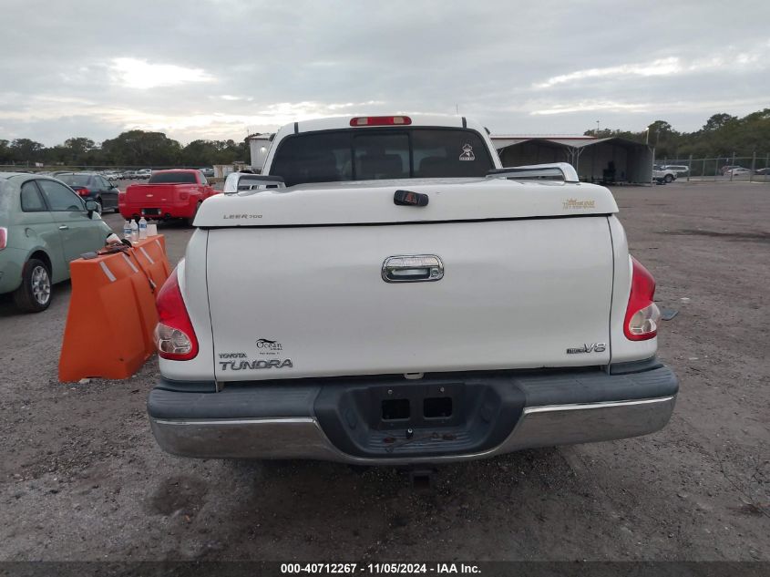 2006 Toyota Tundra Limited V8 VIN: 5TBRT381X6S476512 Lot: 40712267