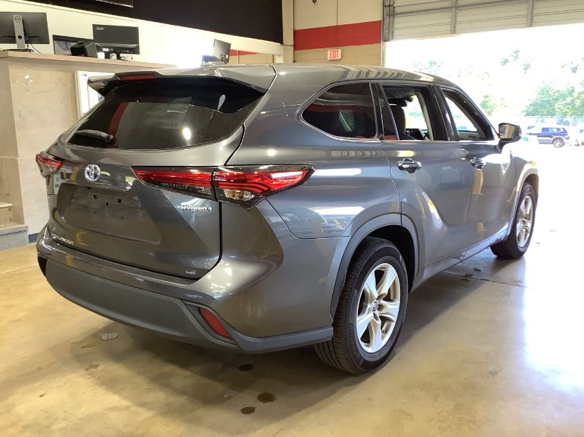 2021 Toyota Highlander Hybrid Le VIN: 5TDZARAH1MS009578 Lot: 40712305