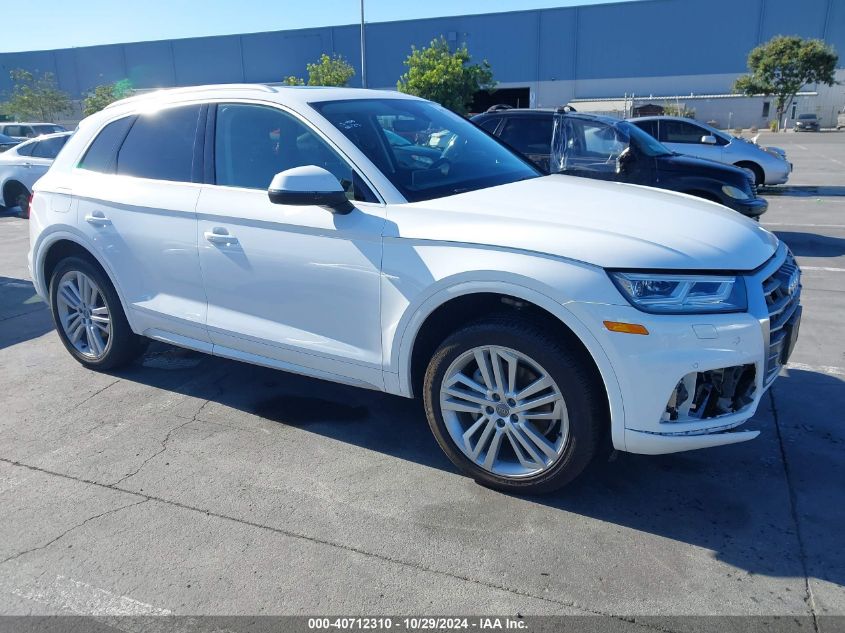 2018 Audi Q5 2.0T Premium/Tech Prestige VIN: WA1CNAFY1J2213041 Lot: 40712310