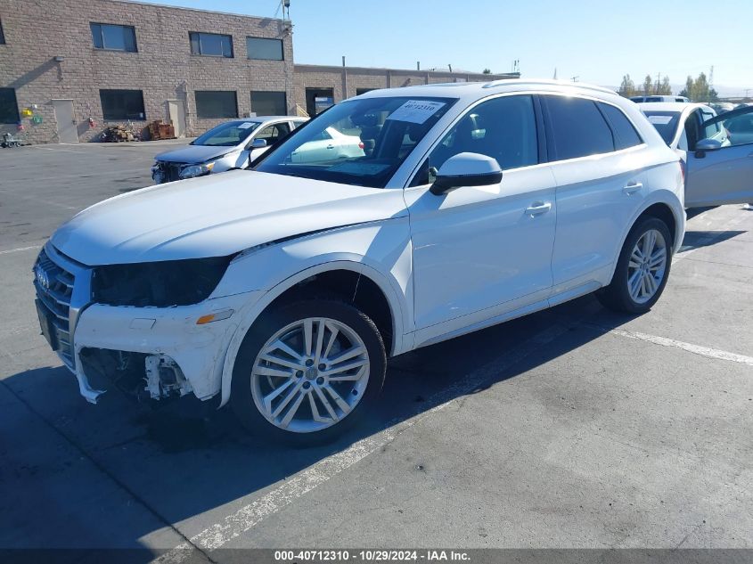 2018 Audi Q5 2.0T Premium/Tech Prestige VIN: WA1CNAFY1J2213041 Lot: 40712310