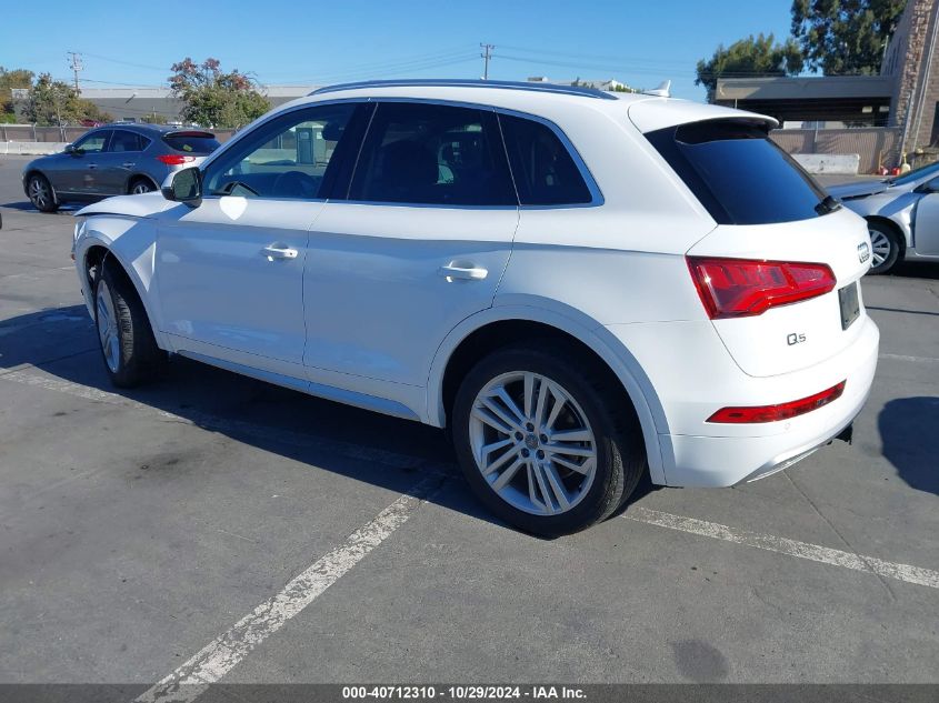 2018 Audi Q5 2.0T Premium/Tech Prestige VIN: WA1CNAFY1J2213041 Lot: 40712310