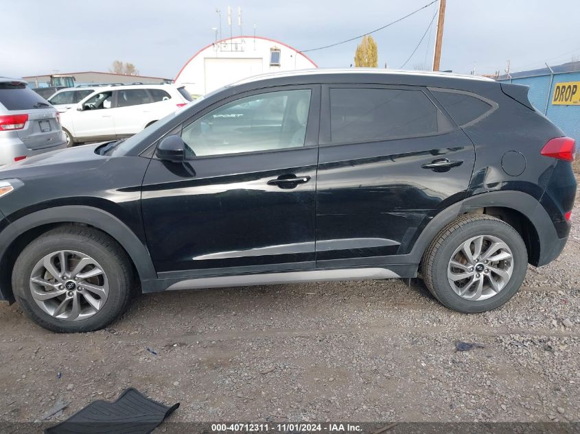 2018 Hyundai Tucson Sel VIN: KM8J3CA47JU719296 Lot: 40712311