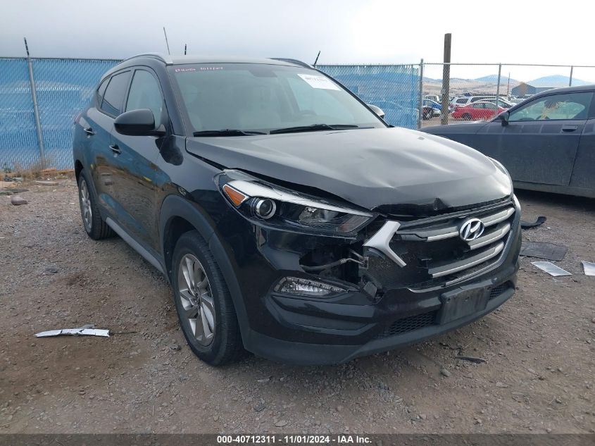 2018 Hyundai Tucson Sel VIN: KM8J3CA47JU719296 Lot: 40712311