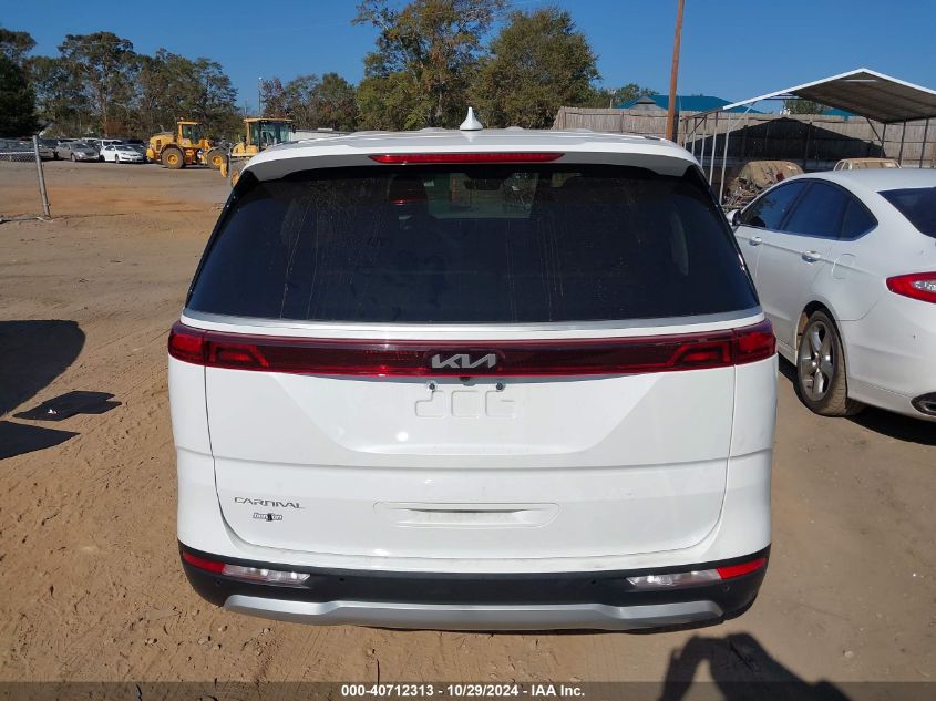 2023 Kia Carnival Mpv Lx Seat Package VIN: KNDNB4H3XP6254702 Lot: 40712313