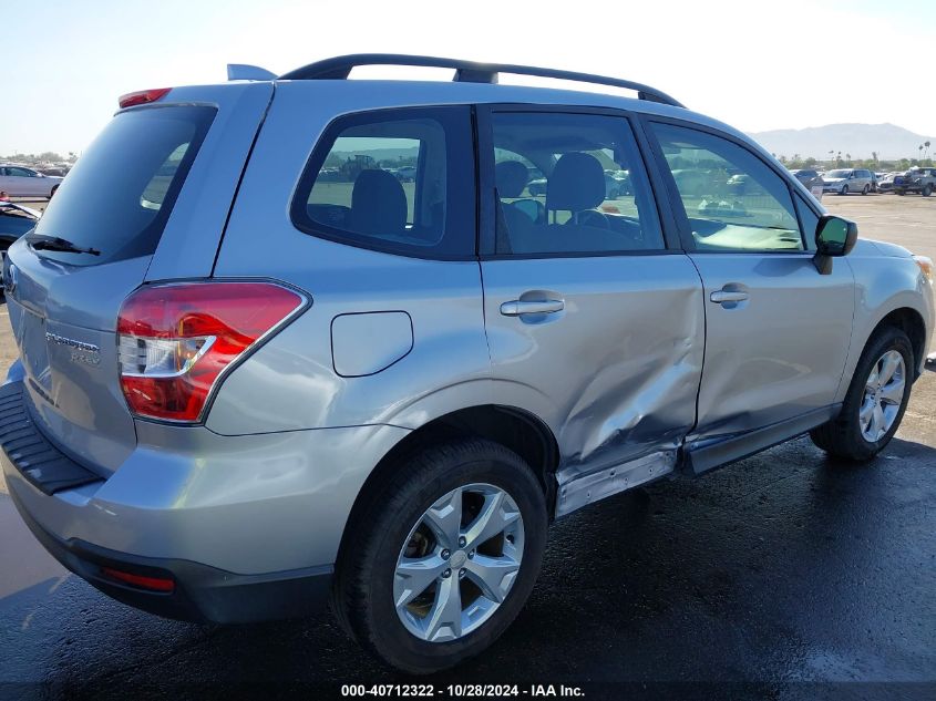 2016 Subaru Forester 2.5I VIN: JF2SJABC0GH497664 Lot: 40712322