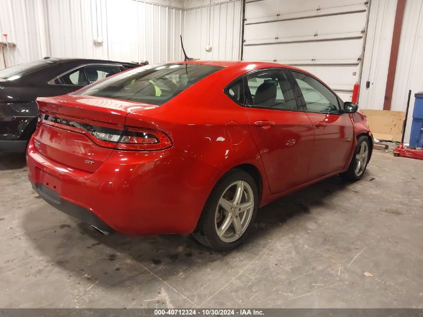 2014 Dodge Dart Gt VIN: 1C3CDFEB4ED826790 Lot: 40712324