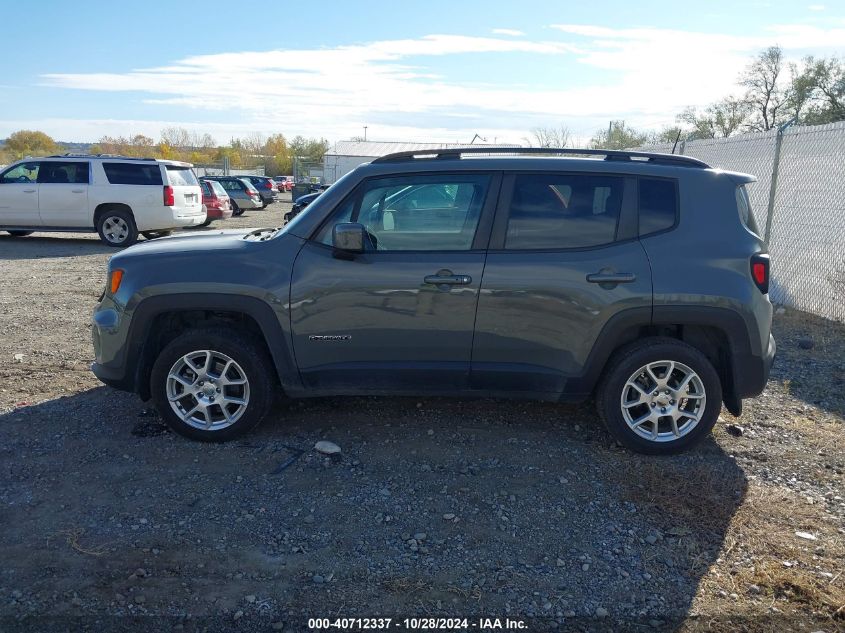 2019 Jeep Renegade Latitude 4X4 VIN: ZACNJBBBXKPK75320 Lot: 40712337