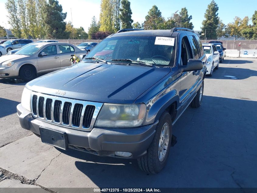 2002 Jeep Grand Cherokee Sport VIN: 1J8GW38S62C249014 Lot: 40712375