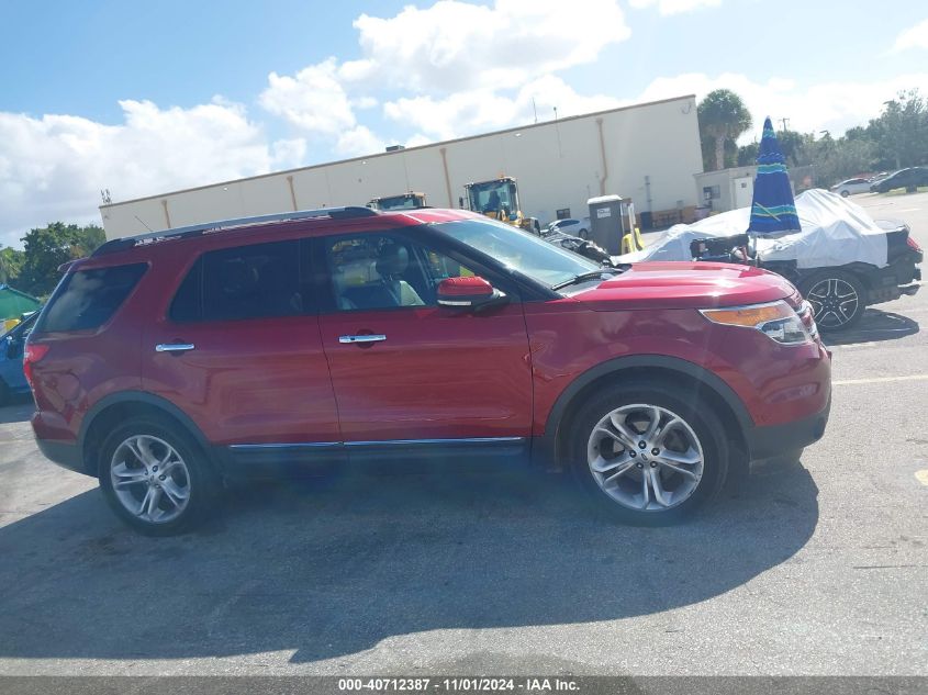 2013 Ford Explorer Limited VIN: 1FM5K8F83DGA79796 Lot: 40712387