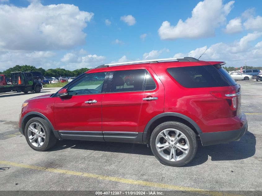 2013 Ford Explorer Limited VIN: 1FM5K8F83DGA79796 Lot: 40712387