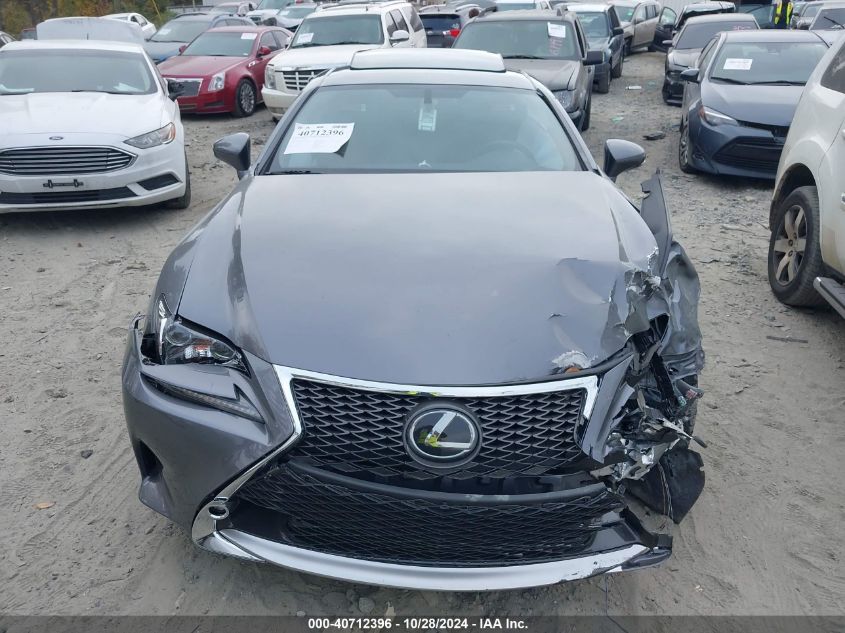 2015 Lexus Rc VIN: JTHHE5BC6F5011104 Lot: 40712396