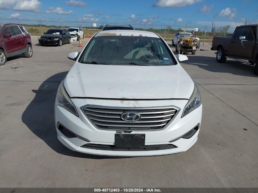 2016 Hyundai Sonata Se VIN: 5NPE24AF7GH307592 Lot: 40712403