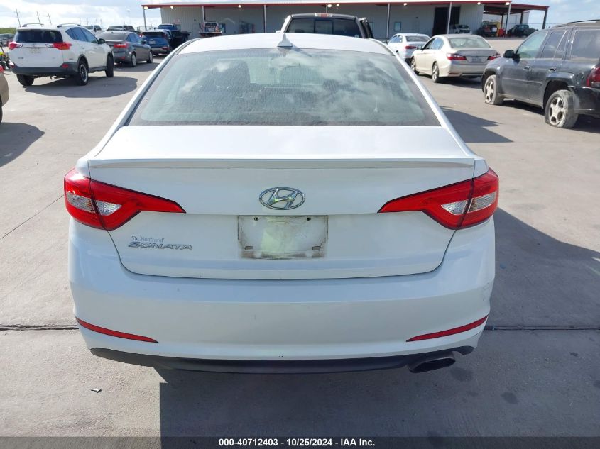 2016 Hyundai Sonata Se VIN: 5NPE24AF7GH307592 Lot: 40712403