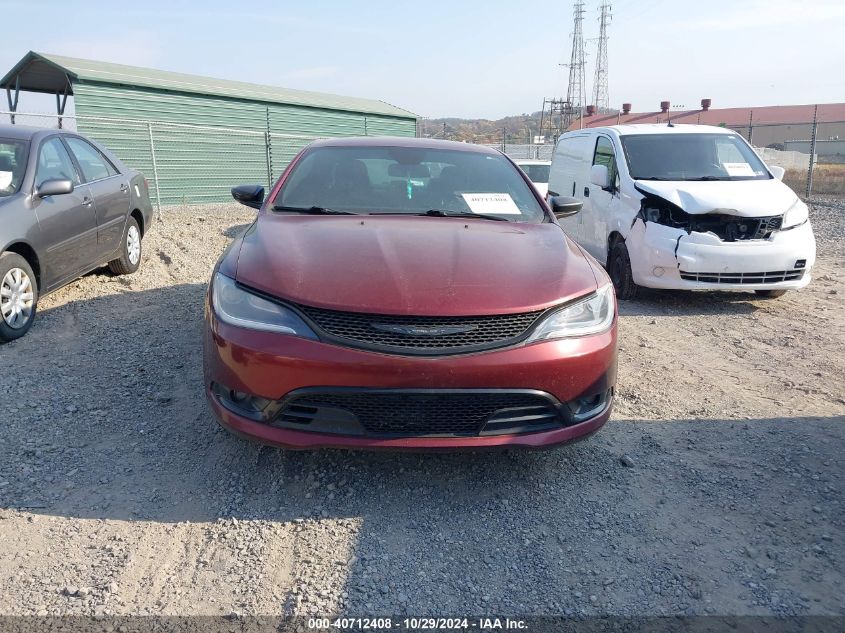 2015 Chrysler 200 S VIN: 1C3CCCDG6FN560425 Lot: 40712408