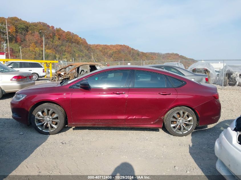 2015 Chrysler 200 S VIN: 1C3CCCDG6FN560425 Lot: 40712408