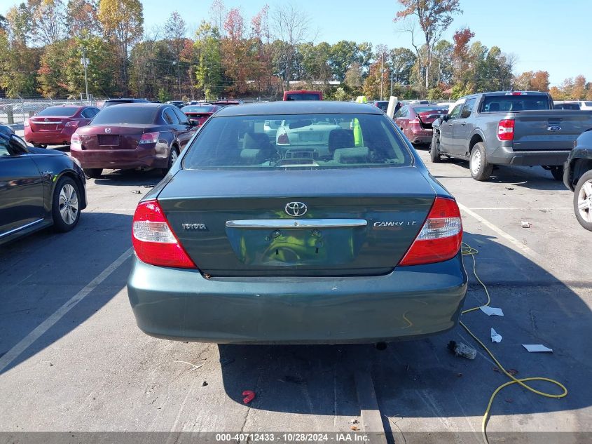 2003 Toyota Camry Le VIN: 4T1BE32KX3U227683 Lot: 40712433