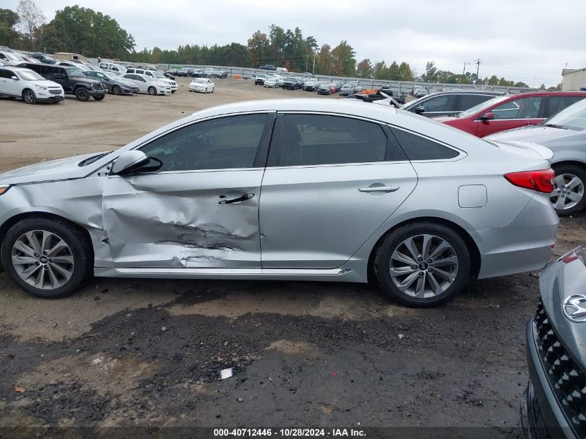 2017 Hyundai Sonata Sport VIN: 5NPE34AF4HH554308 Lot: 40712446