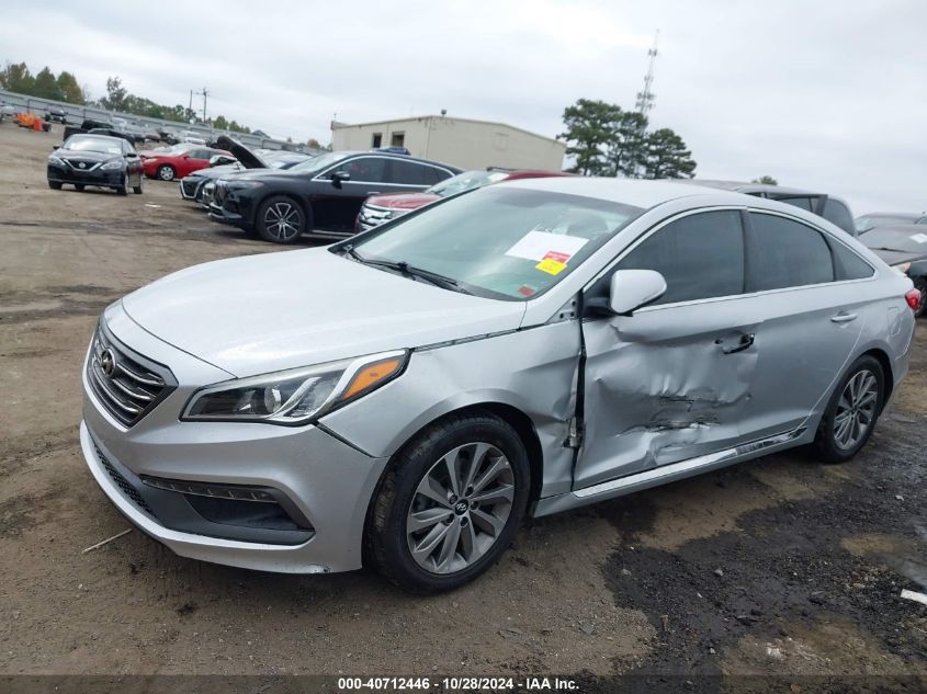 2017 Hyundai Sonata Sport VIN: 5NPE34AF4HH554308 Lot: 40712446