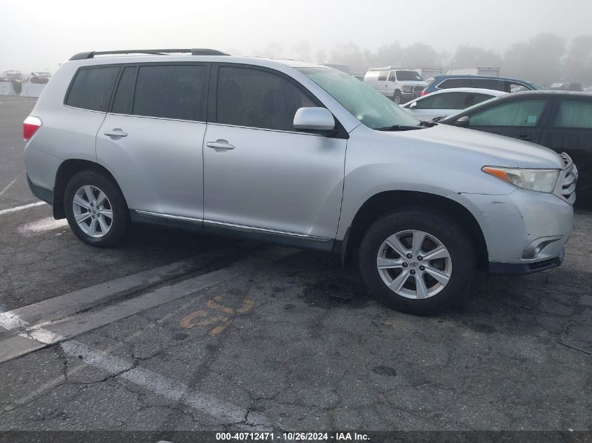 2013 Toyota Highlander Se V6 VIN: 5TDZK3EH6DS090131 Lot: 40712471