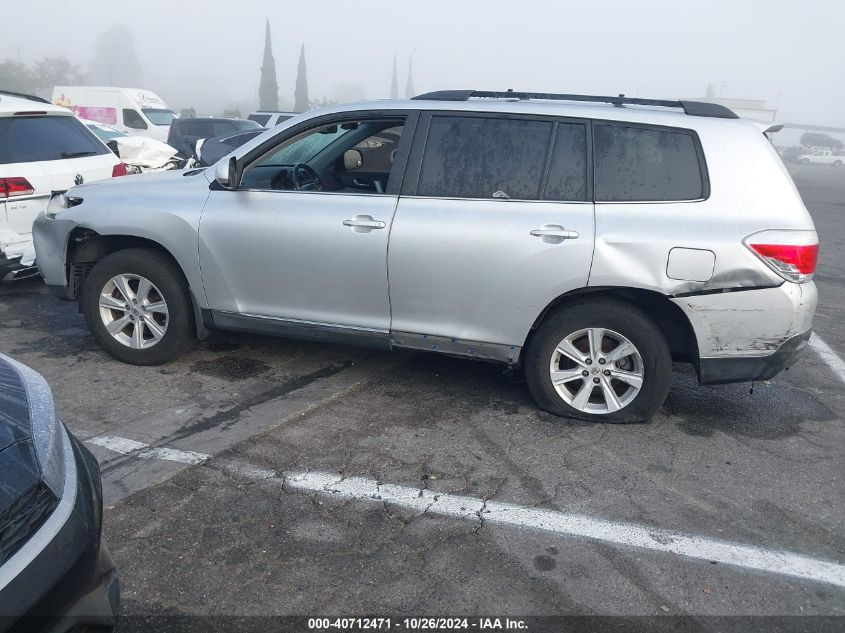 2013 Toyota Highlander Se V6 VIN: 5TDZK3EH6DS090131 Lot: 40712471