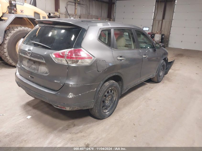 VIN 5N1AT2MV5FC901767 2015 Nissan Rogue, S no.4