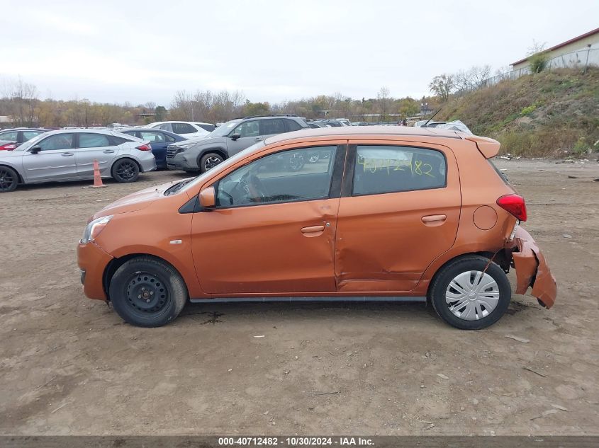 2018 Mitsubishi Mirage Es VIN: ML32A3HJ3JH014906 Lot: 40712482