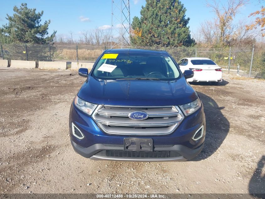 2016 Ford Edge Sel VIN: 2FMPK4J99GBC17080 Lot: 40712488