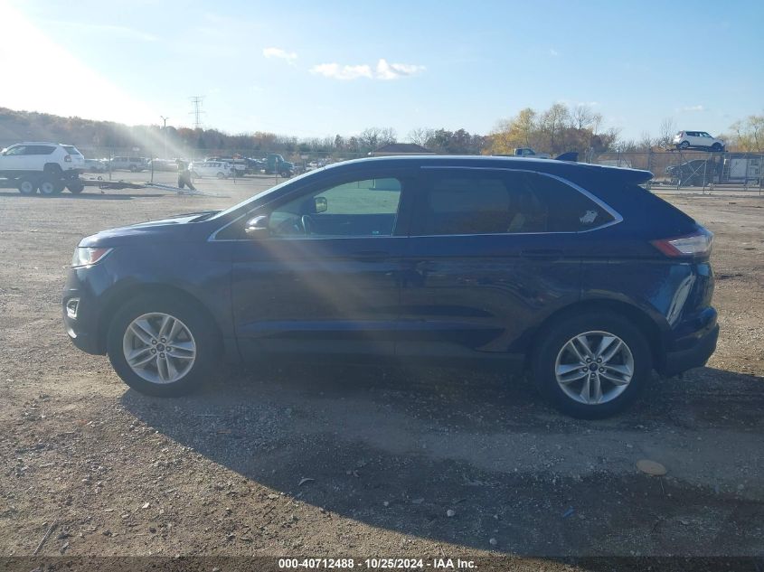 2016 Ford Edge Sel VIN: 2FMPK4J99GBC17080 Lot: 40712488