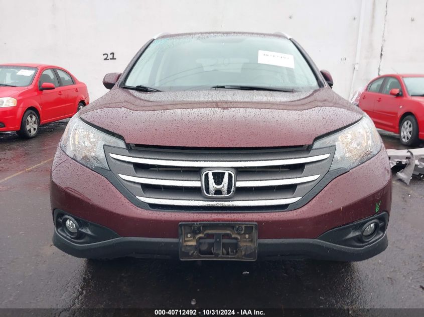 2014 Honda Cr-V Ex-L VIN: 5J6RM4H78EL110945 Lot: 40712492