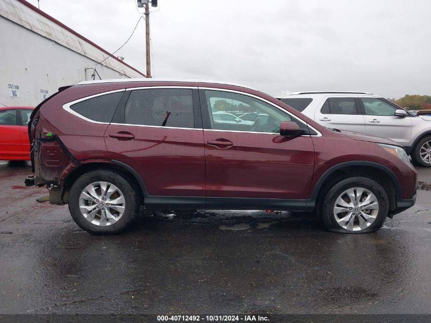 2014 Honda Cr-V Ex-L VIN: 5J6RM4H78EL110945 Lot: 40712492