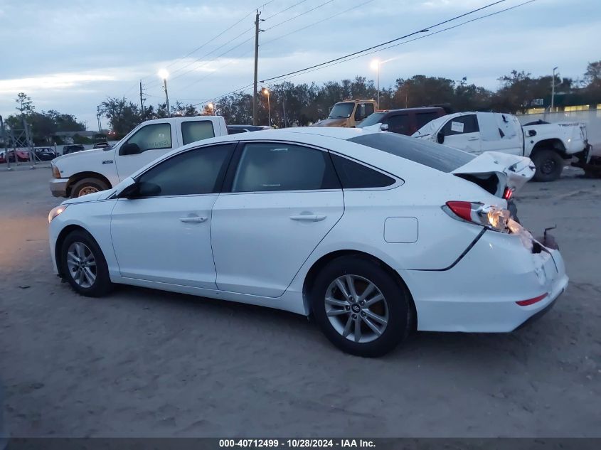 2017 Hyundai Sonata VIN: 5NPE24AF4HH489575 Lot: 40712499