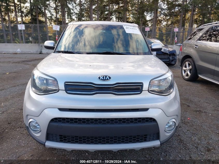 2019 Kia Soul + VIN: KNDJP3A53K7661639 Lot: 40712511