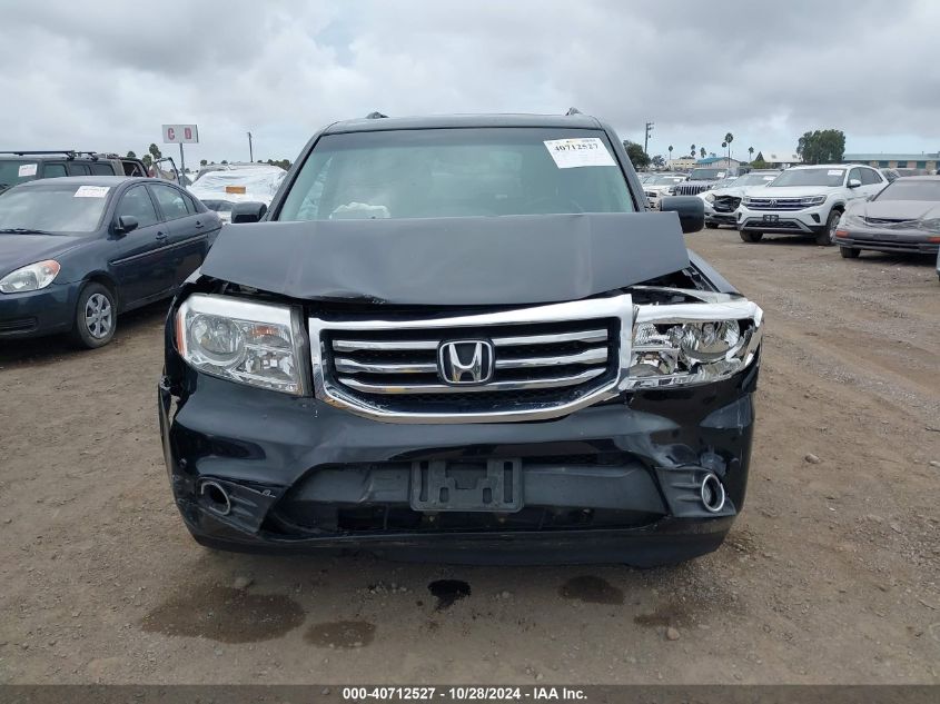 2012 Honda Pilot Touring VIN: 5FNYF4H98CB059461 Lot: 40712527