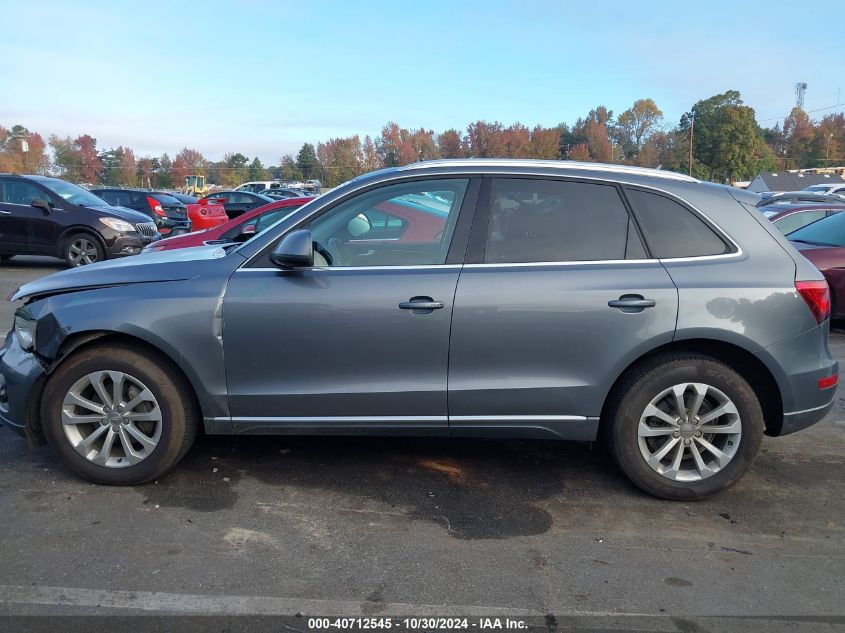 2013 Audi Q5 2.0T Premium VIN: WA1LFAFP2DA062855 Lot: 40712545