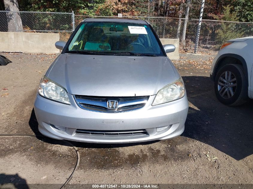 2004 Honda Civic Ex VIN: 2HGES26704H585424 Lot: 40712547