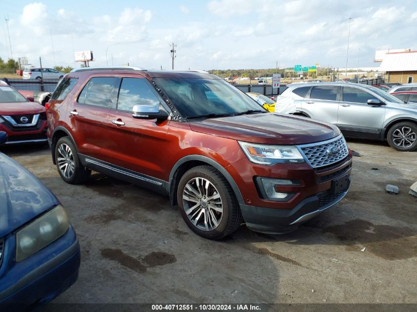 2016 Ford Explorer Platinum VIN: 1FM5K8HT0GGD26603 Lot: 40712551