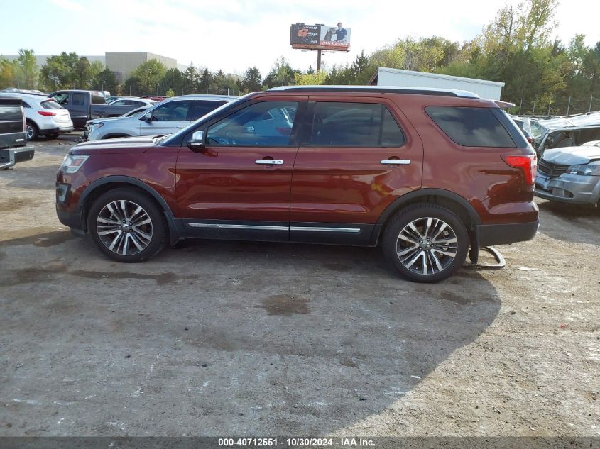 2016 Ford Explorer Platinum VIN: 1FM5K8HT0GGD26603 Lot: 40712551