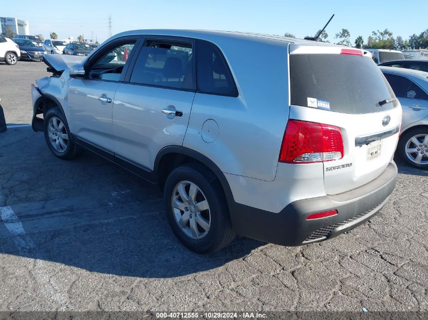 VIN 5XYKT4A16DG396238 2013 KIA SORENTO no.3