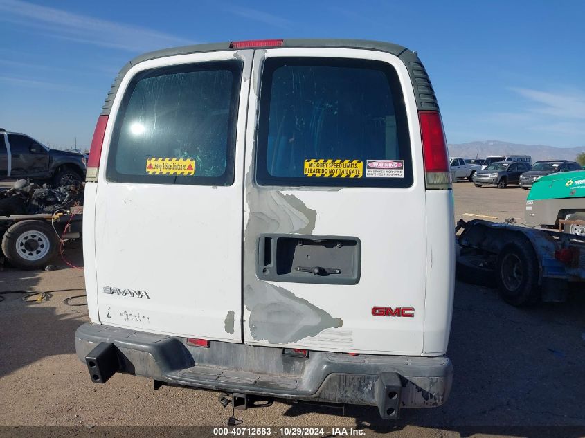 2002 GMC Savana Standard VIN: 1GTGG25R621902341 Lot: 40712583