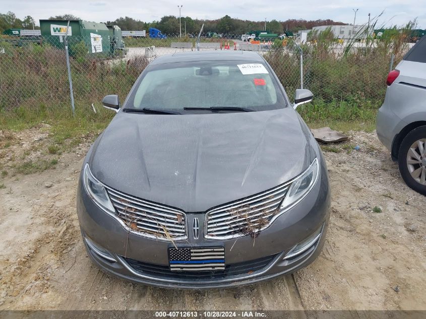 2014 Lincoln Mkz VIN: 3LN6L2LU1ER814964 Lot: 40712613