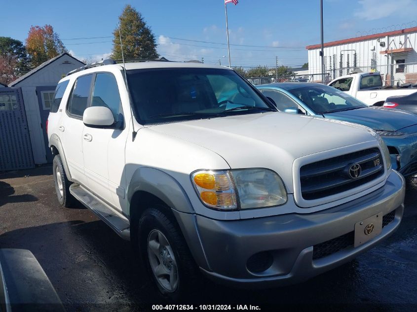 2002 Toyota Sequoia Sr5 V8 VIN: 5TDZT34A52S065994 Lot: 40712634