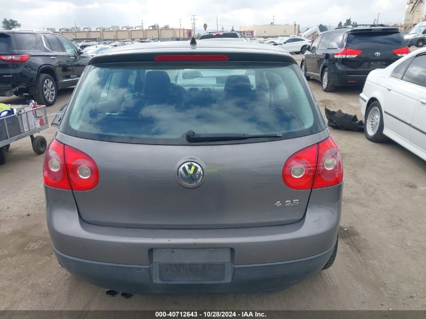 2007 Volkswagen Rabbit VIN: WVWBS71K07W126748 Lot: 40712643