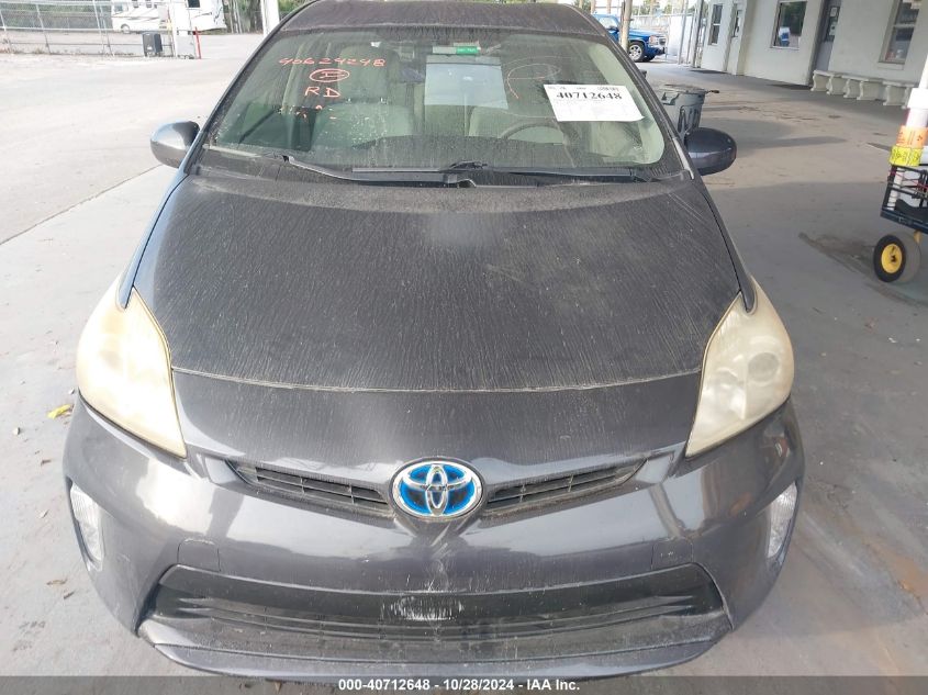 2012 Toyota Prius Two VIN: JTDKN3DU3C5396263 Lot: 40712648