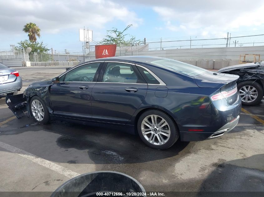 2014 Lincoln Mkz VIN: 3LN6L2GK6ER822860 Lot: 40712656