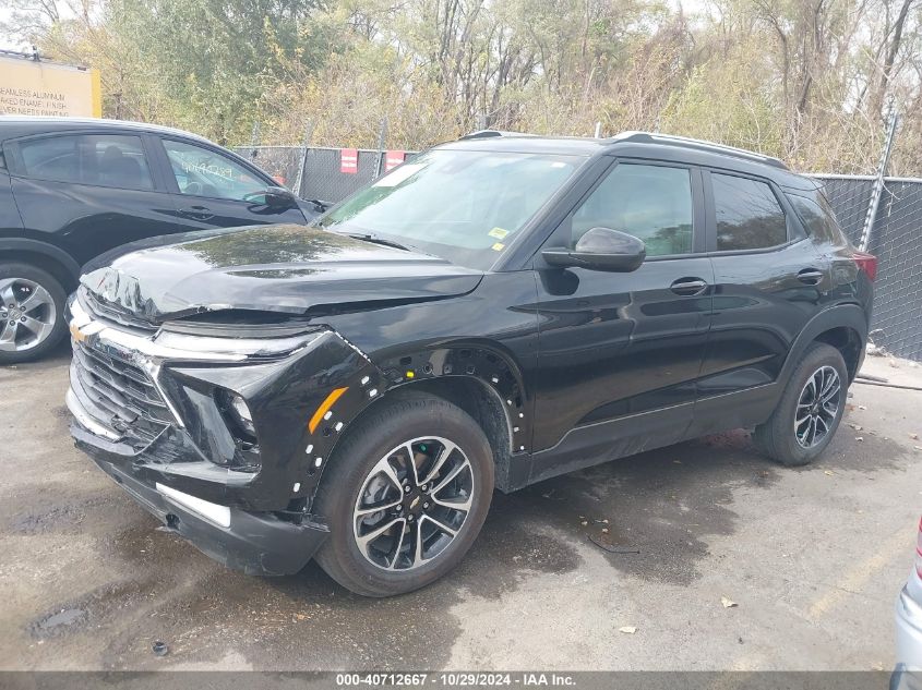 2024 Chevrolet Trailblazer Awd Lt VIN: KL79MRSL4RB131387 Lot: 40712667