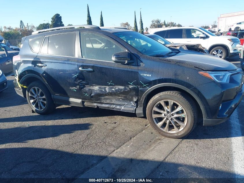 2018 Toyota Rav4 Hybrid Limited VIN: JTMDJREV7JD249560 Lot: 40712673