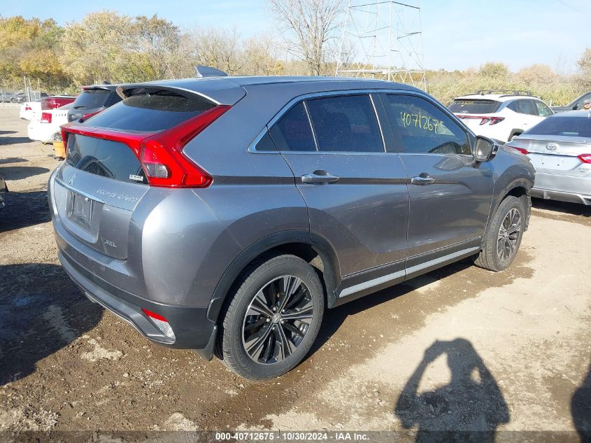 2019 Mitsubishi Eclipse Cross Sel VIN: JA4AT5AA5KZ047646 Lot: 40712675