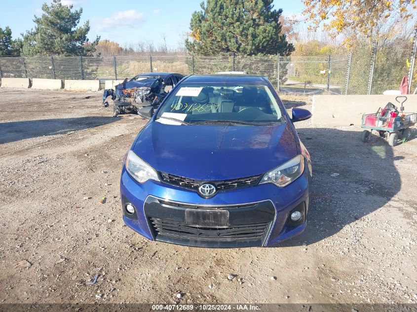 2015 Toyota Corolla S Plus VIN: 2T1BURHE6FC341189 Lot: 40712689