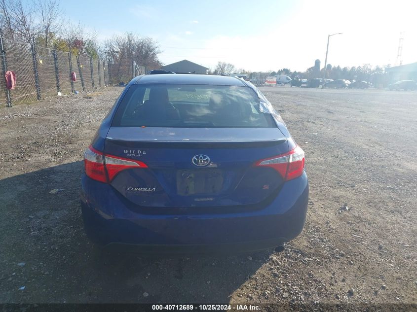 2015 Toyota Corolla S Plus VIN: 2T1BURHE6FC341189 Lot: 40712689