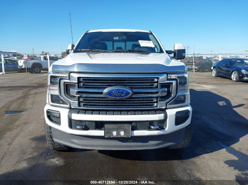 2022 Ford F-350 Limited VIN: 1FT8W3BT9NEF00775 Lot: 40712694